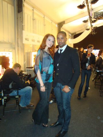 Karen ly Germany - Mercedes Benz Fashion Week Backstage