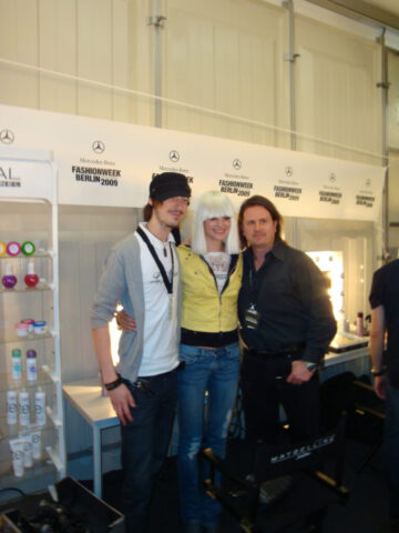 Karen ly Germany - Mercedes Benz Fashion Week Backstage