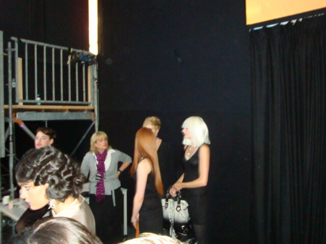 Karen ly Germany - Mercedes Benz Fashion Week Backstage