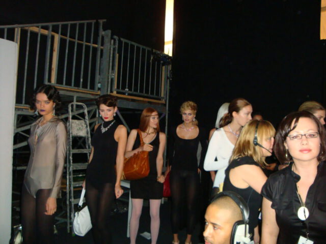 Karen ly Germany - Mercedes Benz Fashion Week Backstage
