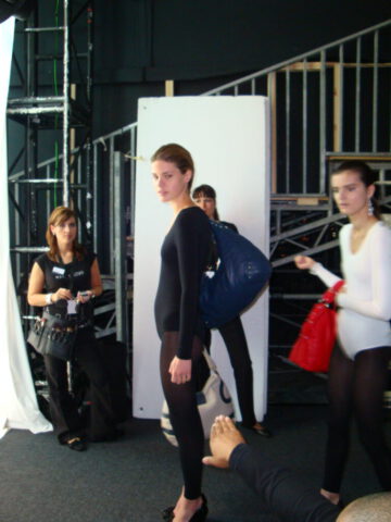 Karen ly Germany - Mercedes Benz Fashion Week Backstage