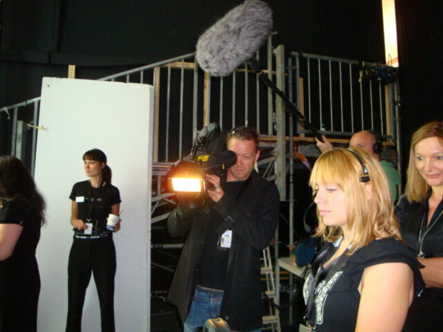 Karen ly Germany - Mercedes Benz Fashion Week Backstage