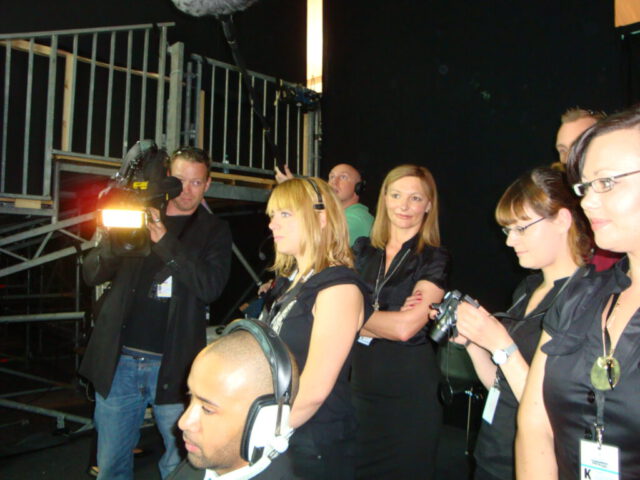 Karen ly Germany - Mercedes Benz Fashion Week Backstage