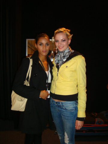 Karen ly Germany - Mercedes Benz Fashion Week Backstage