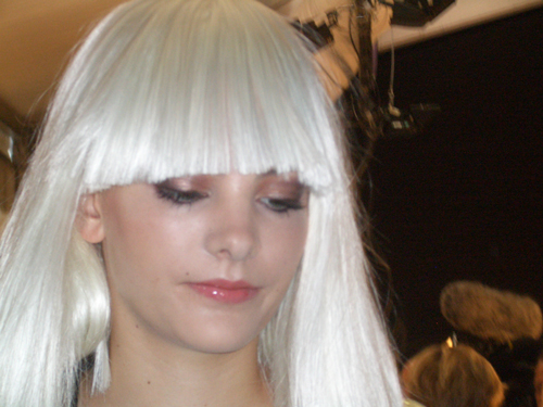 Karen ly Germany - Mercedes Benz Fashion Week Backstage